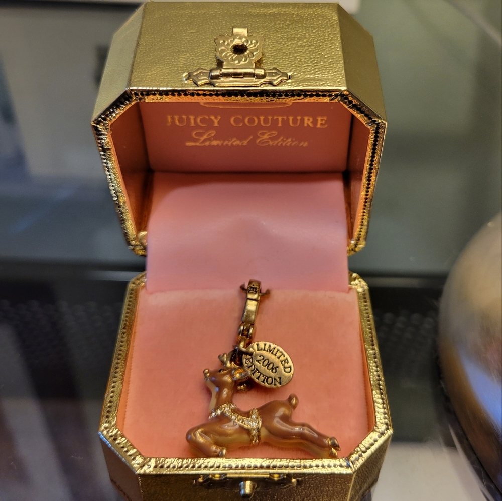 Juicy Couture 2006 Limited Edition Christmas reindeer holiday charm